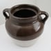 ANTIQUE LARGE HEAVY WELL-MADE STONEWARE / CROCKERY BEAN POT