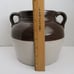 ANTIQUE LARGE HEAVY WELL-MADE STONEWARE / CROCKERY BEAN POT