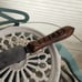 Antique English Wood Bread Knife