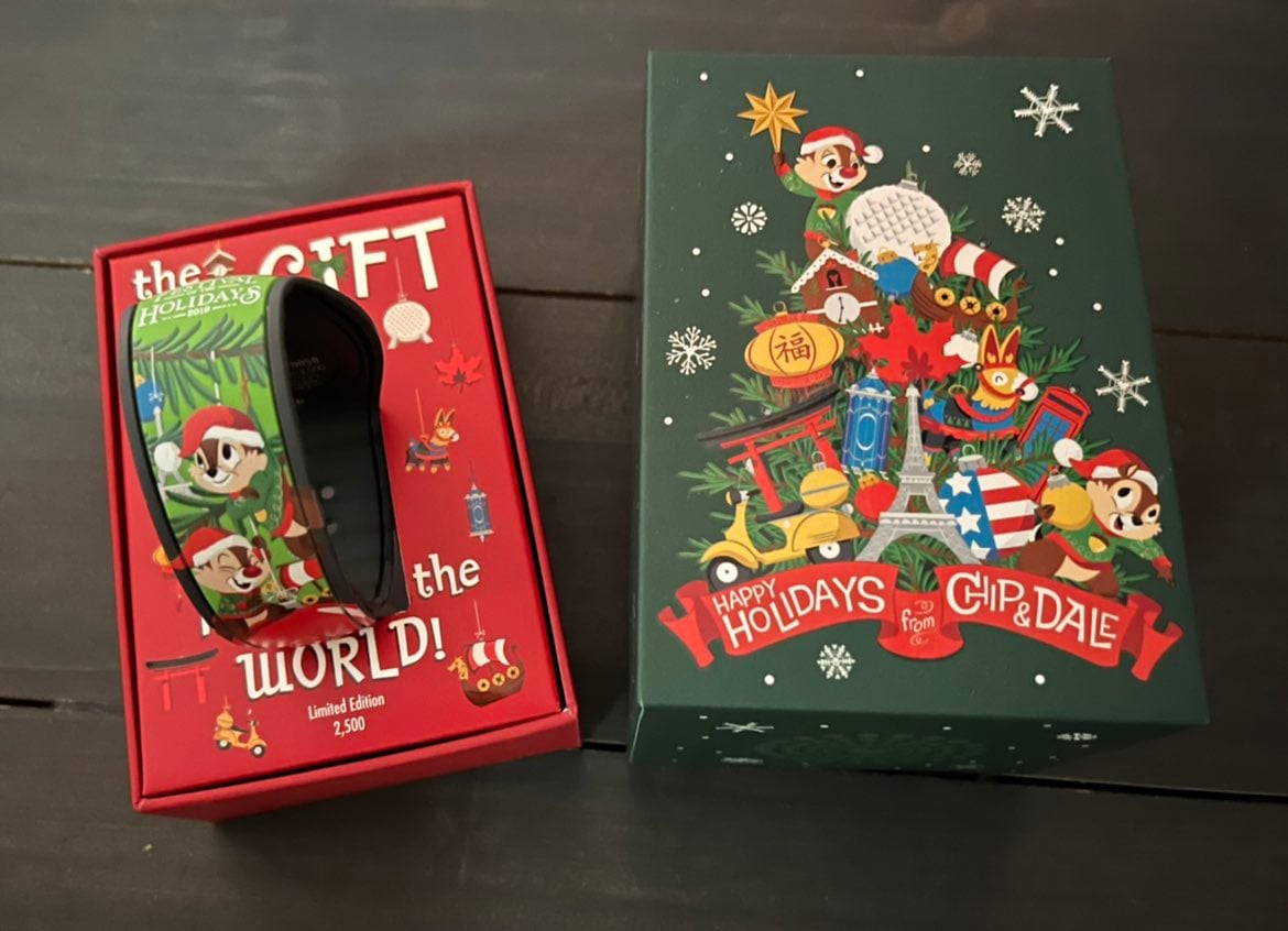 Disney EPCOT 2019 Festival of the Holidays Magic Band 2.0 UNLINKED