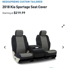 Neoprene Seat Covers for 2018 Kia Sportage LX