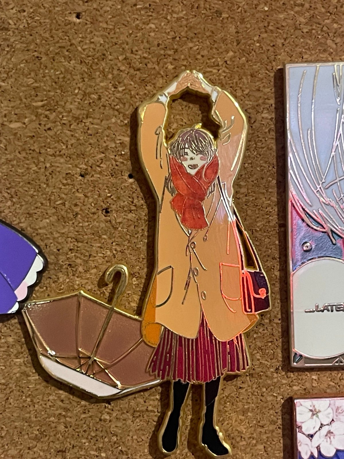 Sign of affection pin