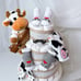 Cow Diaper Cake, Farm Baby Shower