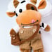 Cow Diaper Cake, Farm Baby Shower