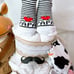 Cow Diaper Cake, Farm Baby Shower