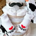 Cow Diaper Cake, Farm Baby Shower