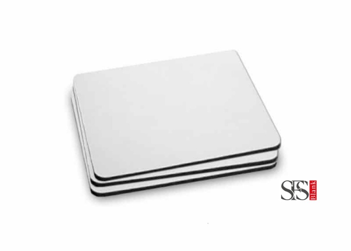 4 Pieces White Rectangular Rubber Base Surface Mouse Pads Sublimation 22x18x0.05 4 Pieces White Rectangular Rubber Base Surface Mouse Pads Sublimation 22x18x0.05