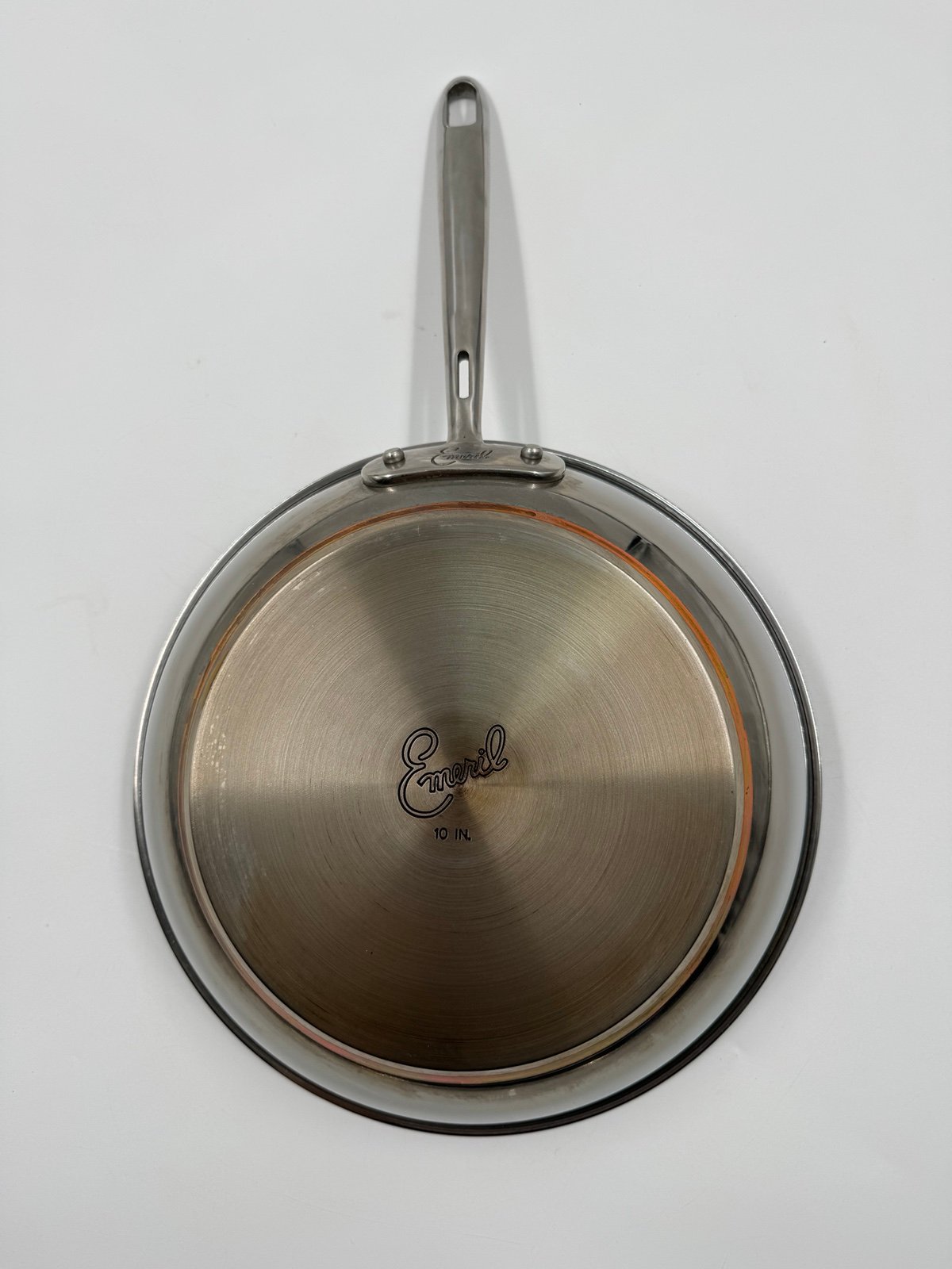 EMERIL 10” Inch Skillet Stainless Steel Copper Core Saute Fry Pan Cookware
