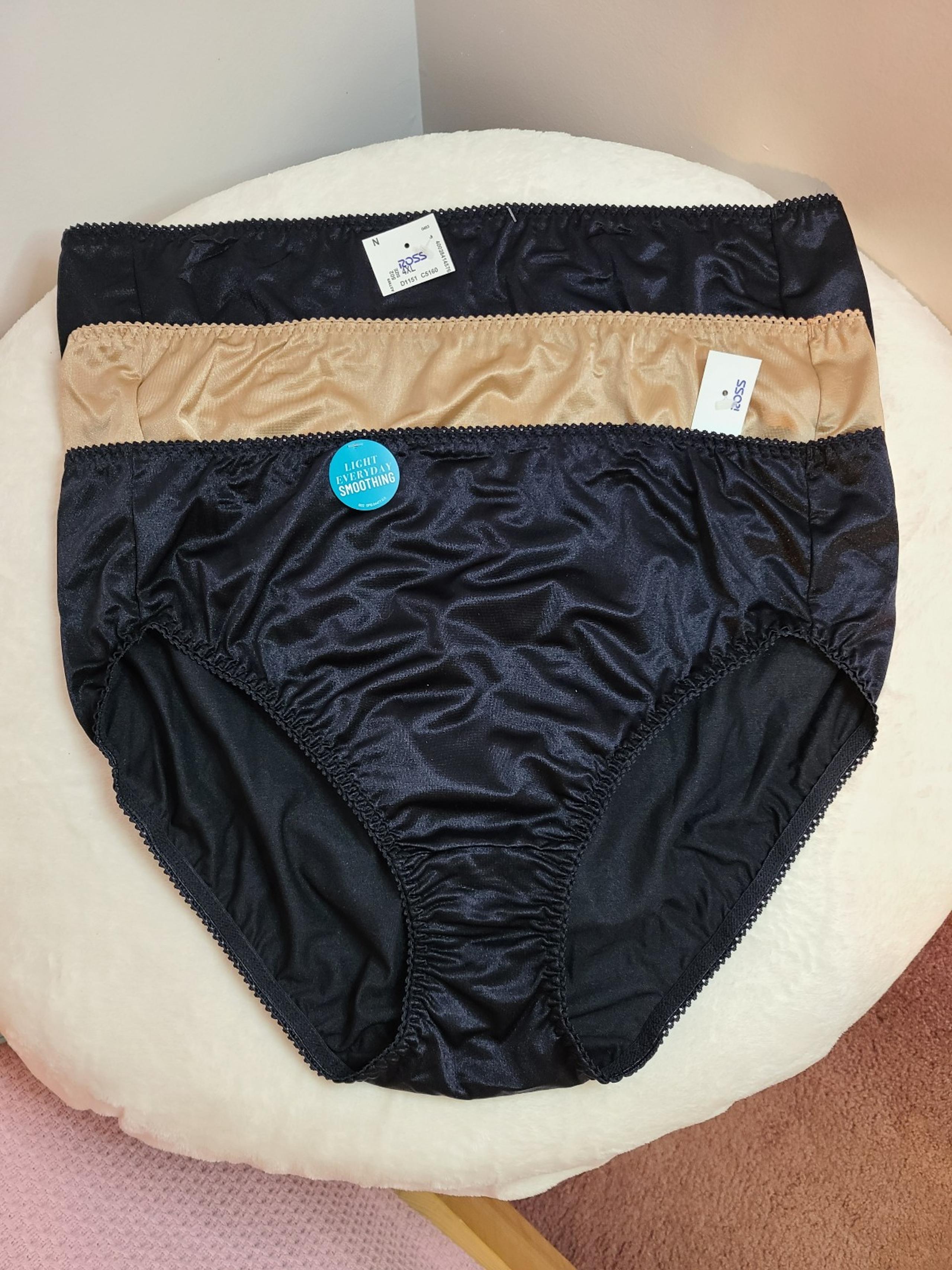 NWT Vanity Fair 3pk Satin Light Everyday Smoothing Full Brief Panties Size 4X