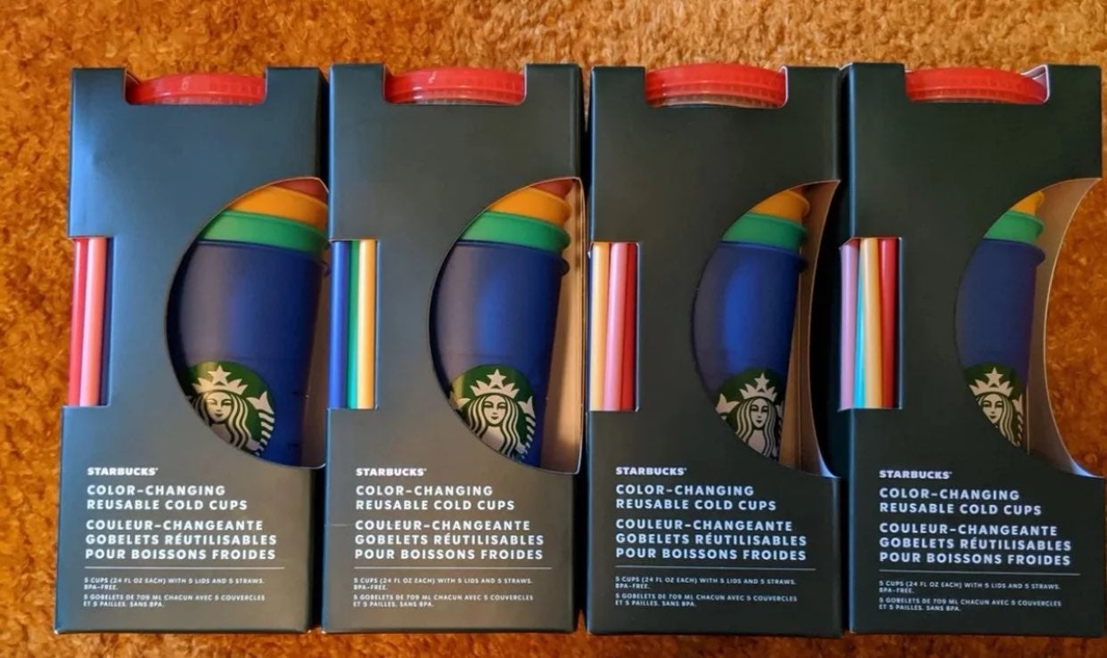 Starbucks Summer color changing cups