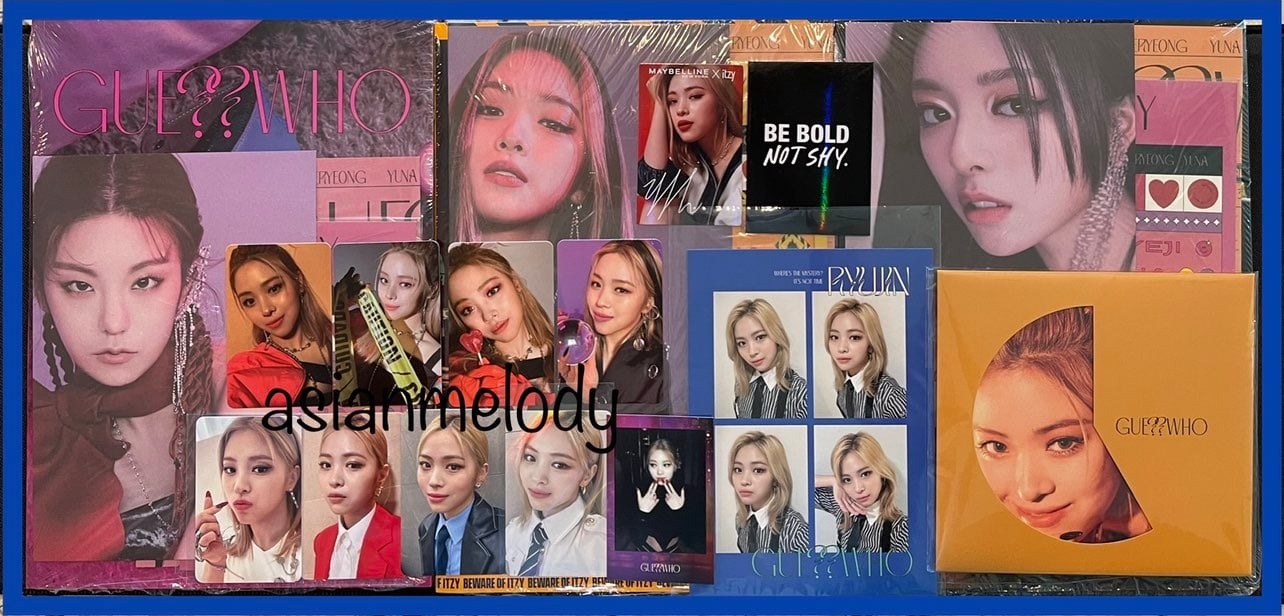 ITZY OFFICIAL GUESS WHO ALBUMS -RYUJIN