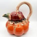 Pumpkin Gourd Leaf Fall Autumn Thanksgiving Ceramic Pitcher