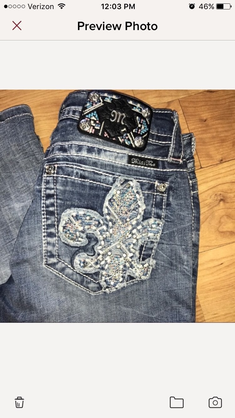 Miss Me Boot Cut Medium Faded Jeans 25