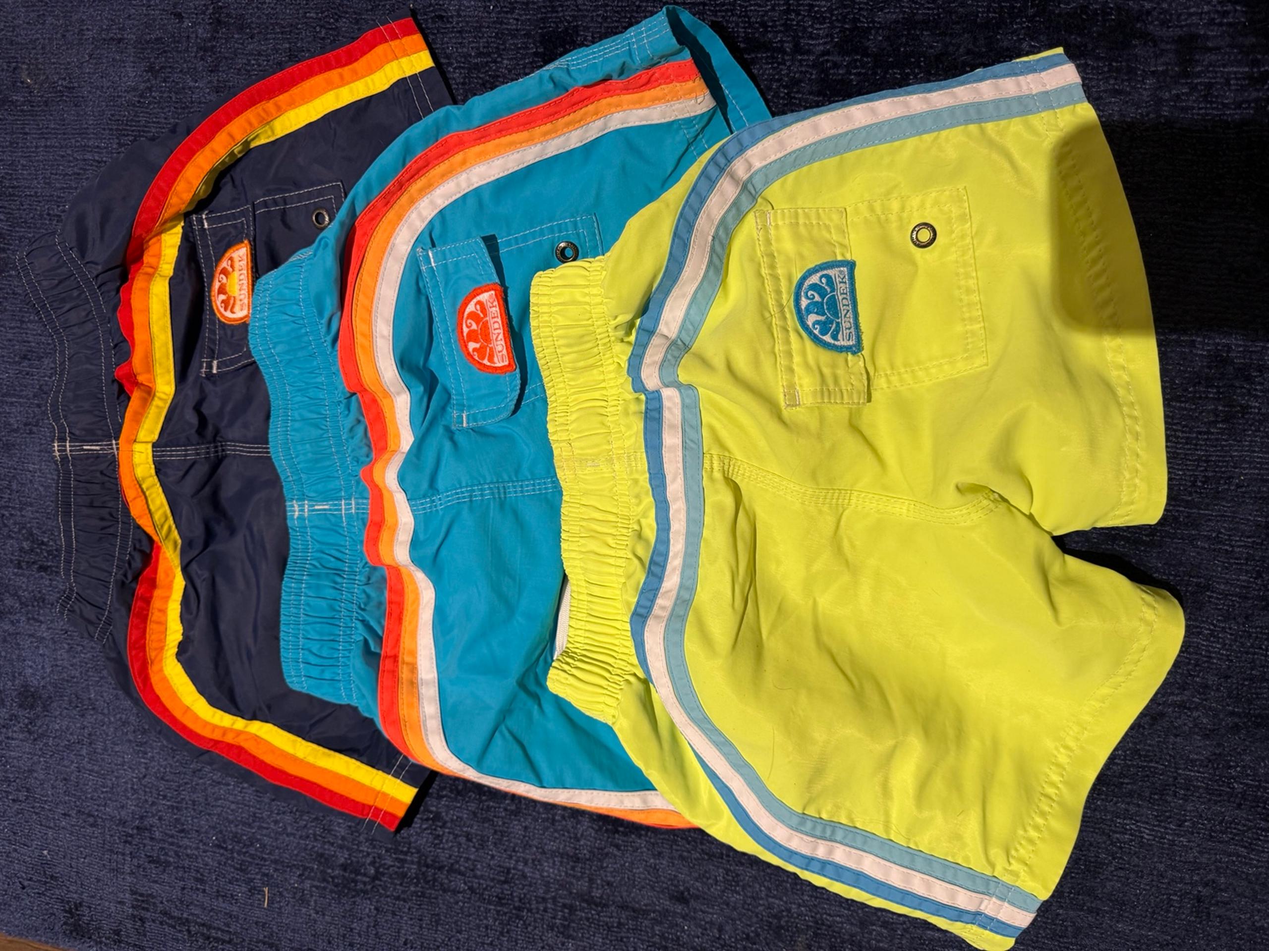 Size 8 boys Sundek swim trunks