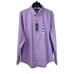 Original Penguin Mens Dress Shirt 17.5 34/35 Slim Fit Stretch Purple NEW