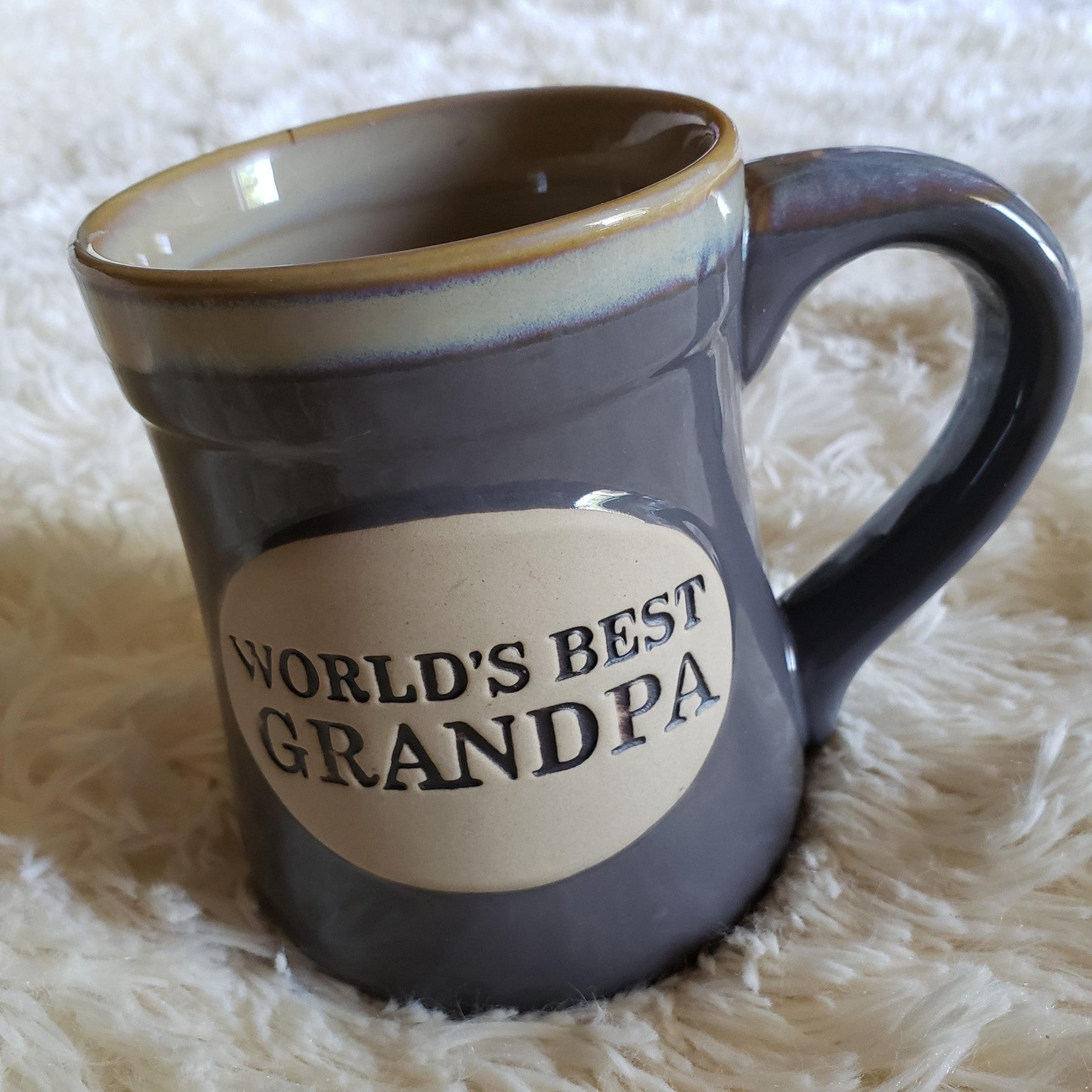 Burton &Burton Large 18 ounce mug handpainted porcelain