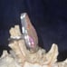 Titanium Druzy Gemstone Handcrafted statement ring 8 - 8.5