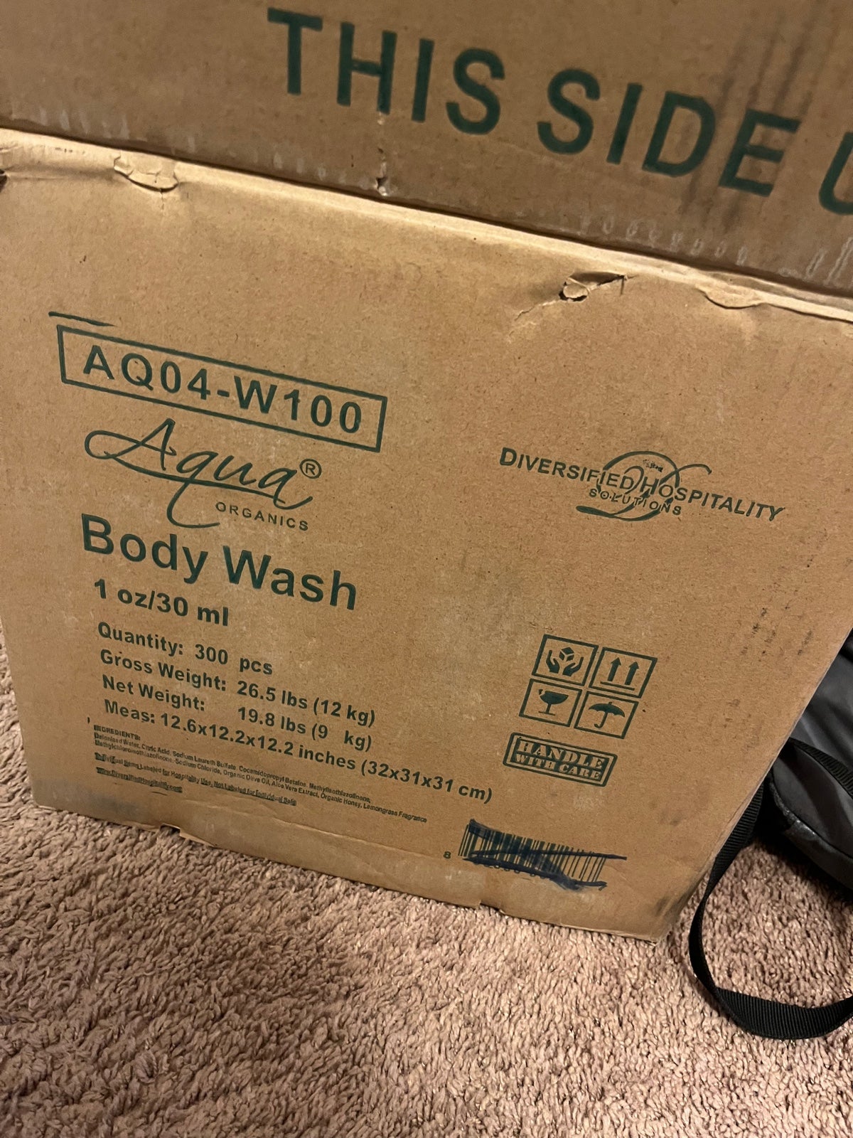 300 count body wash 1oz travel