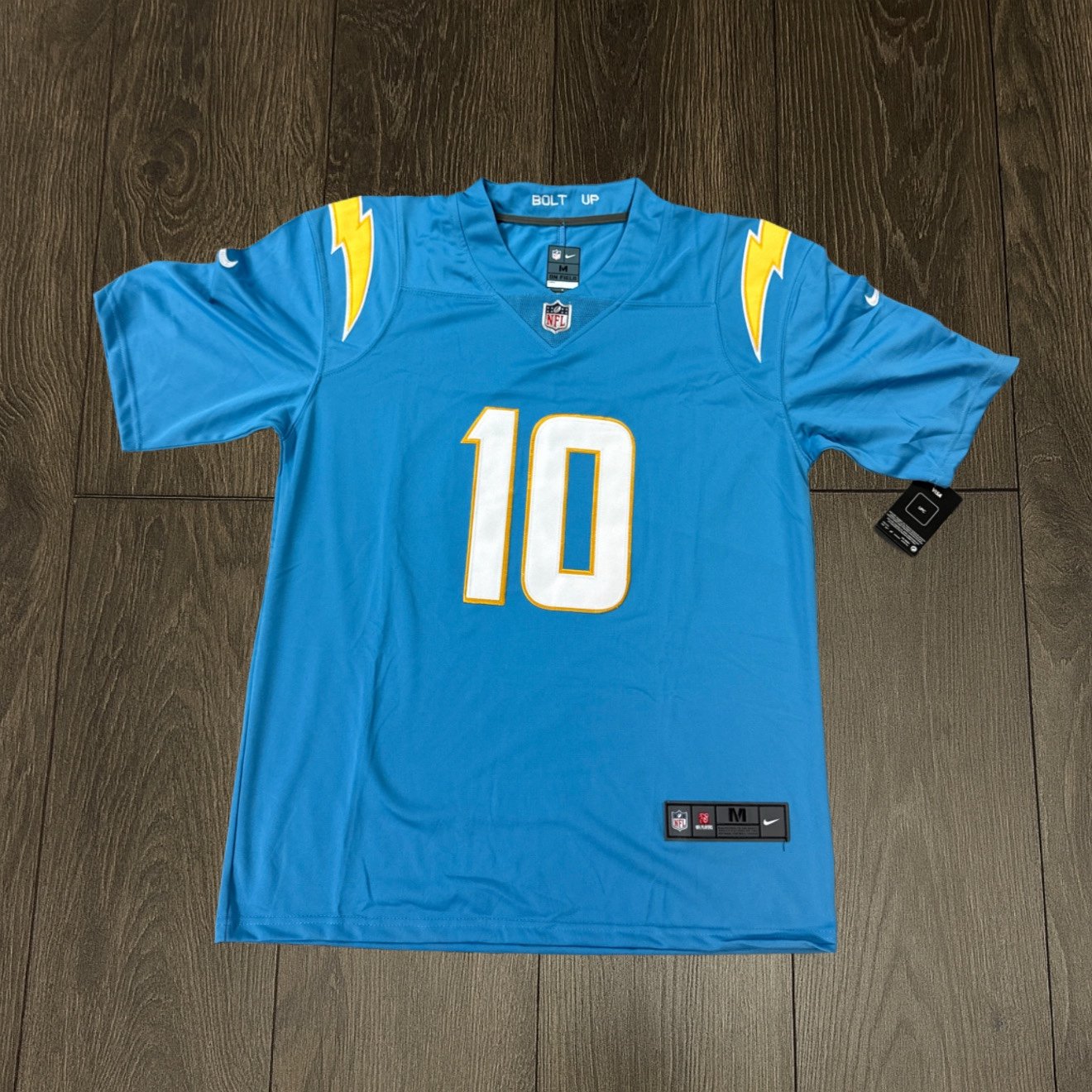 Justin Herbert Los Angeles Chargers Mens Medium Jersey