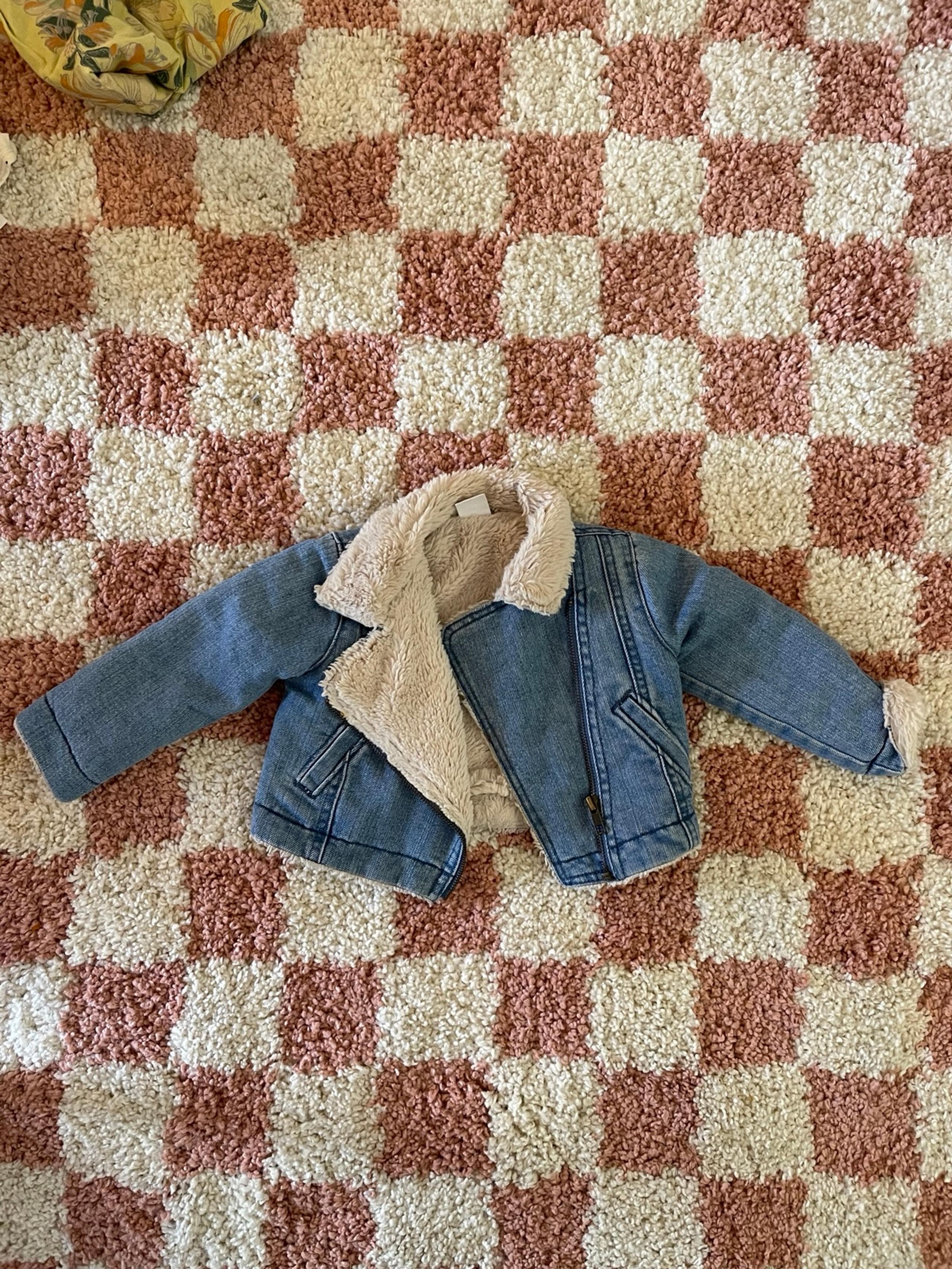 denim & fur toddler jacket - Crazy 8