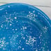 Sonoma SNOWFALL Blue Embossed White Snowflakes Christmas Dinner Plates Set of 2