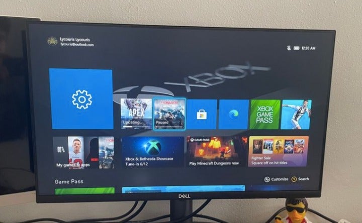 computer monitor