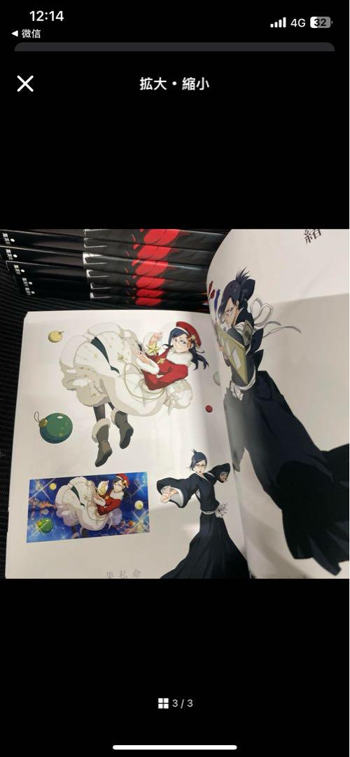 I bought the Bleach Brave Souls Official Artworks and saw