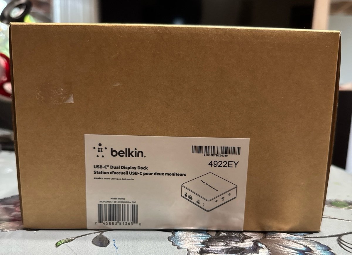 Belkin USB-C Dual Display Dock Station