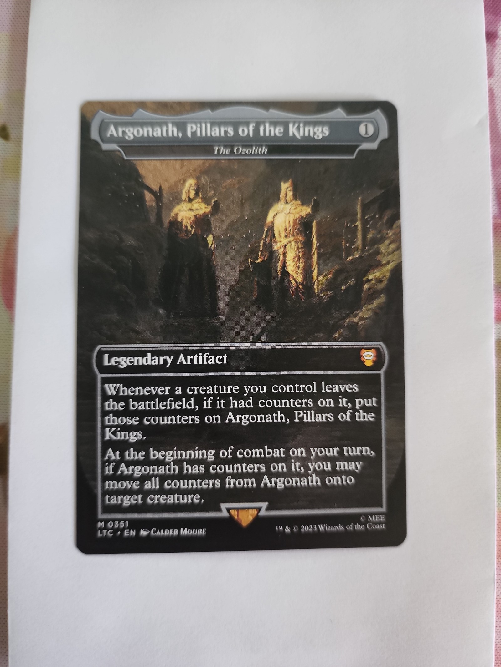 MTG Argonath, Pillars of the Kings NON FOIL MINT CONDITION M 0351