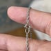 1950s Titan Sterling signed filigree crystal vintage necklace