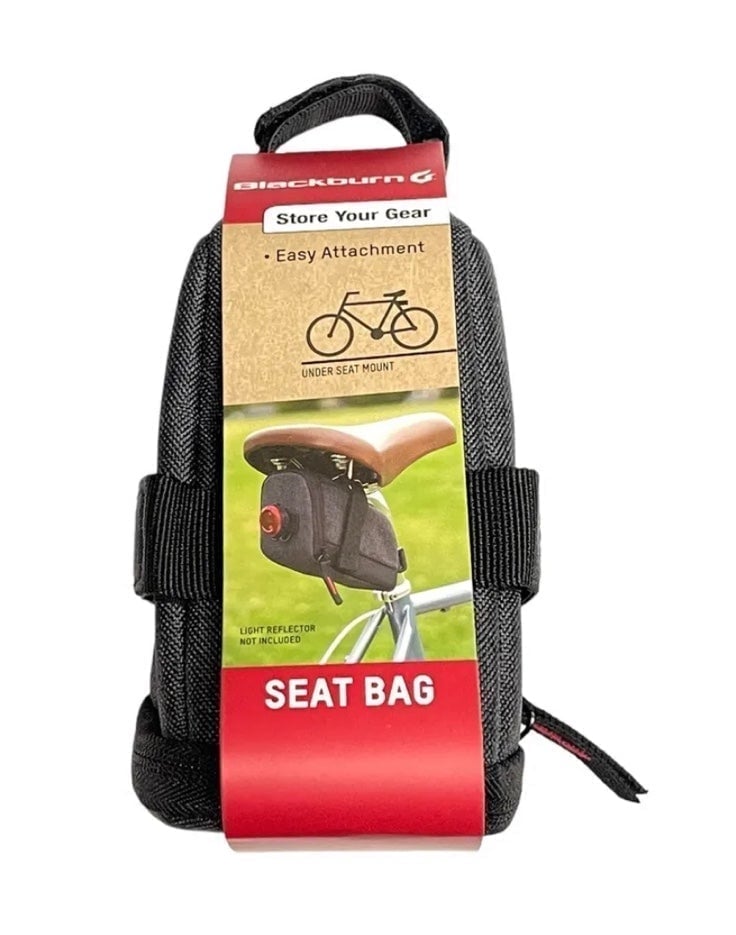 Blackburn Cycling Grid Under Seat Mount Bag Gray & Black Approx 6 x3 x4 NEW.