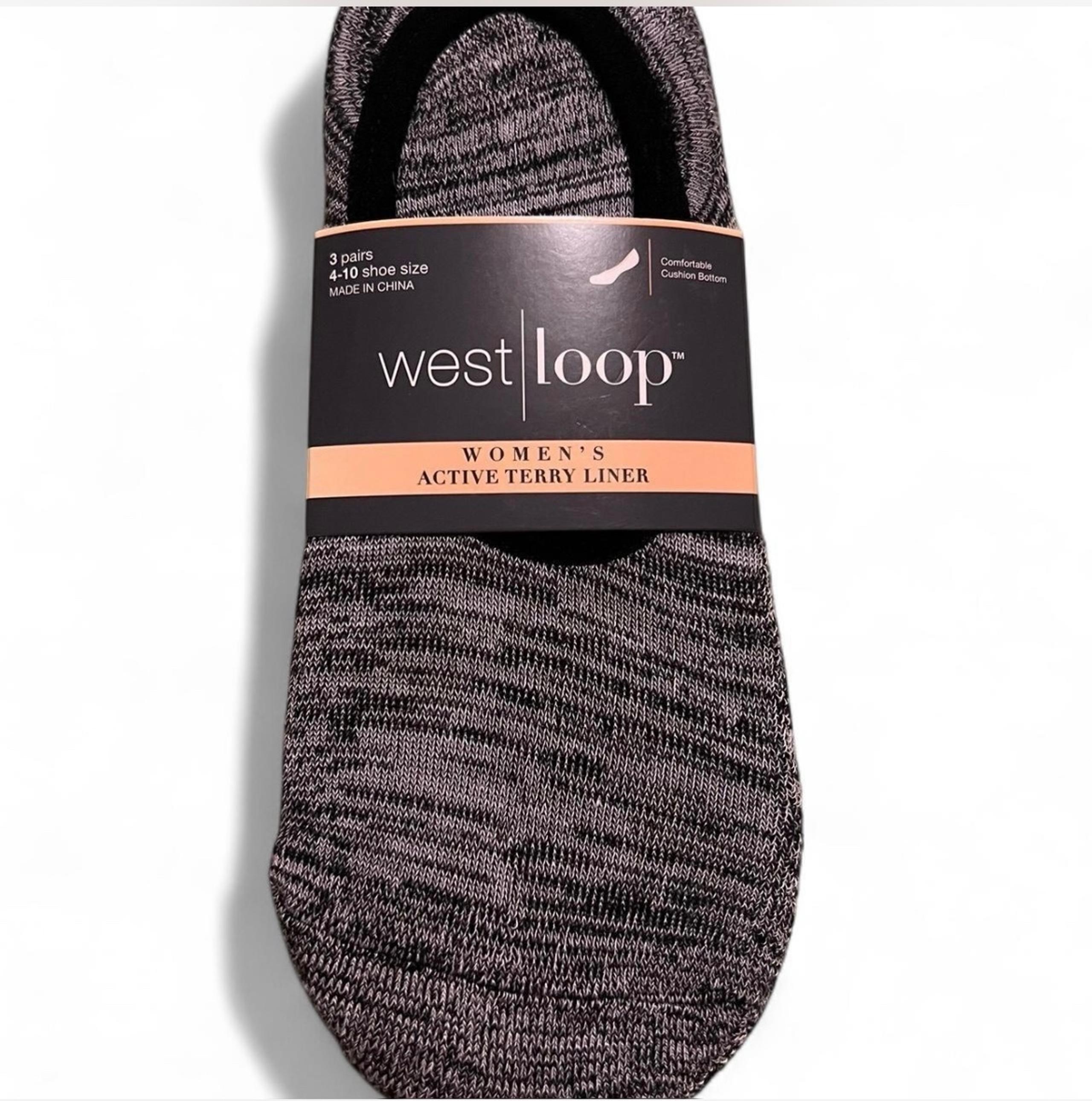 West Loop Women’s Active Terry Liners, 3-pack