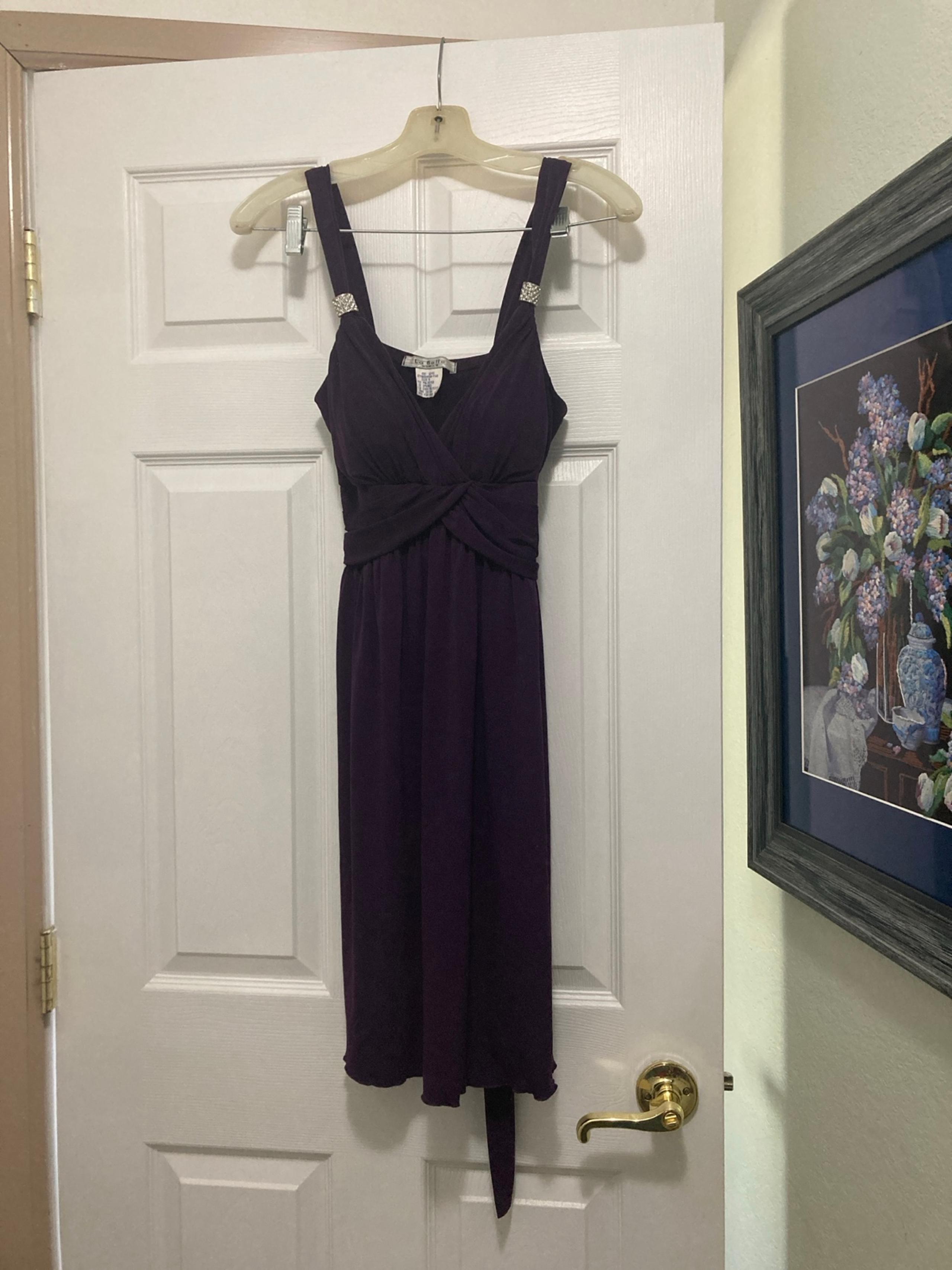 evening dress only worn twice . Flattering  and elegant