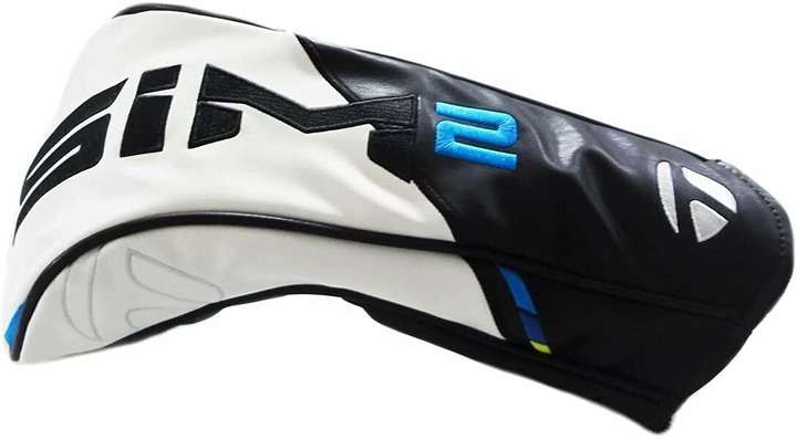 Golf 2021 Sim2 Driver Head Cover - Black/White/Blue