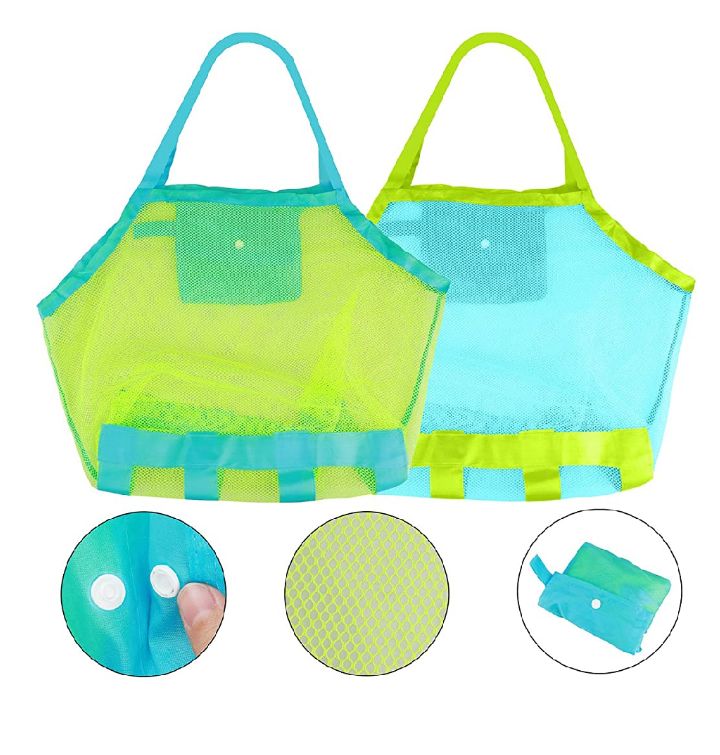 Mesh Beach Bag Extra Large 2 PCS+2 Color