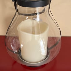 Glass Candle Lantern