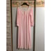 Miss Elaine Pink Medium 2 Piece Maxi Flowy Classic Elegant Lightweight Vintage N