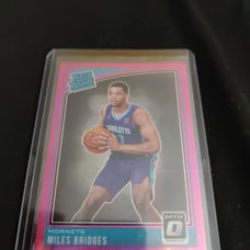 Miles Bridges Optic Pink Prizm Rookie Card