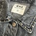 NWOT Rebecca Minkoff Gray Studded Denim Jacket Size L