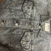 NWOT Rebecca Minkoff Gray Studded Denim Jacket Size L