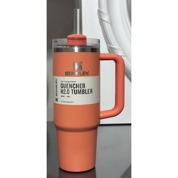 LIMITED EDITION Stanley Quencher H2.0 FlowState Tumbler 30oz, Fusion Coral