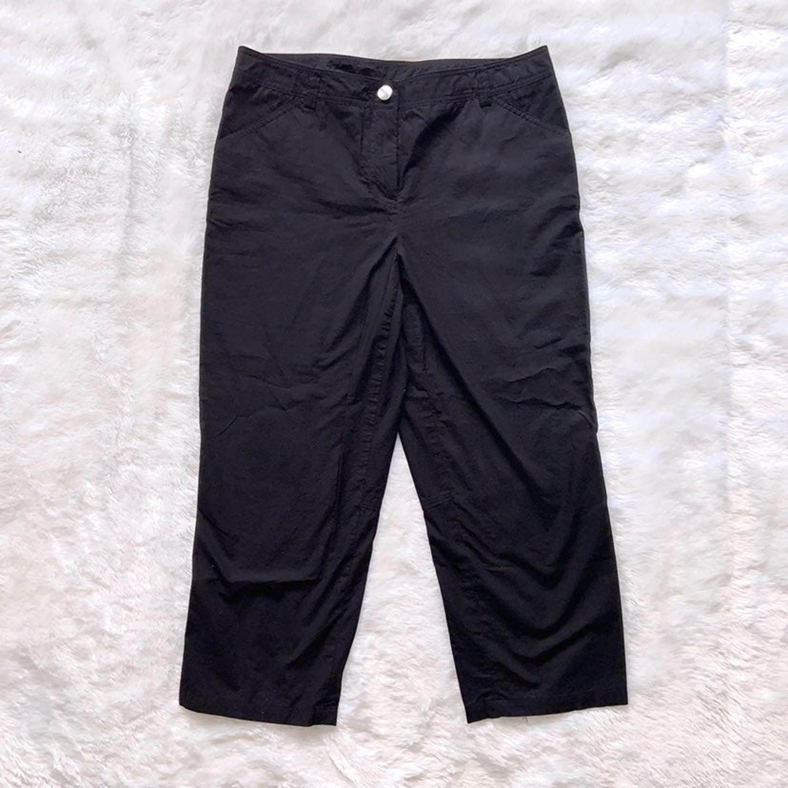 AB Studio Black Capri Pants Size 4