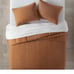 Full / Queen Heavyweight Linen Blend Comforter & Sham Set Warm Brown - Casaluna™