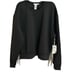 NWT Good American black embellished sweatshirt crewneck 139 Size 2 Medium
