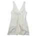 Vintage Val Mode Lingerie Sexy Satin Ivory Paisley Lace chemise slip dress