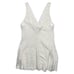 Vintage Val Mode Lingerie Sexy Satin Ivory Paisley Lace chemise slip dress