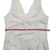 Vintage Val Mode Lingerie Sexy Satin Ivory Paisley Lace chemise slip dress
