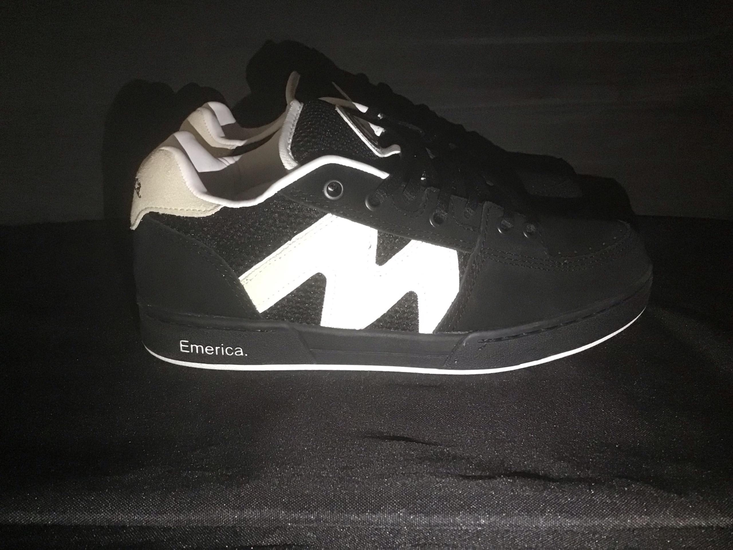 Emerica OG-1 shoes black/white size 7.5(fits like 8) NIB marc johnson