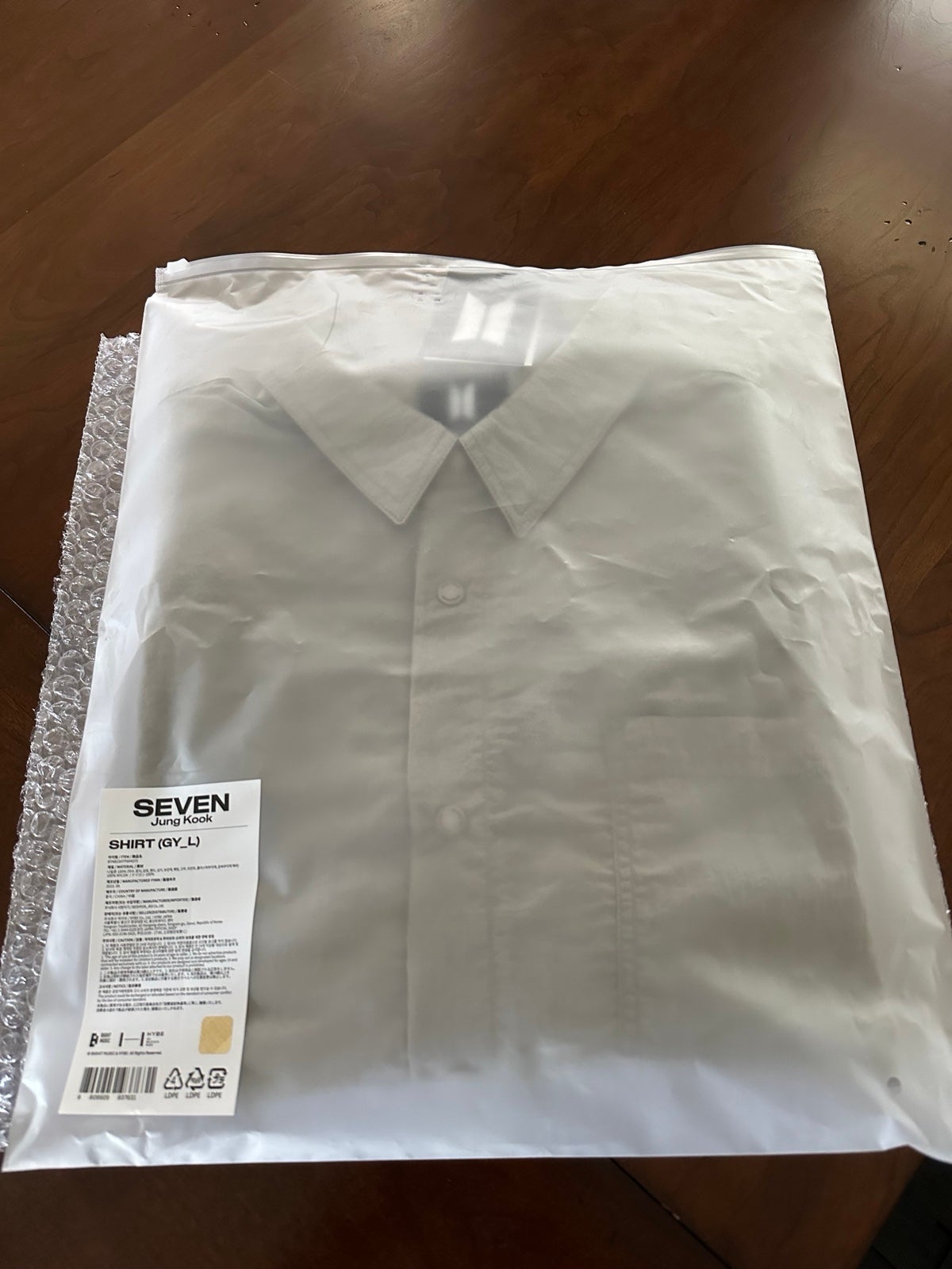 BTS Jungkook Seven Shirt no pc Size L