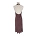 Taboo Vintage Y2K Brown Fairycore Ruffle Hem Hi-Low Asymmetrical Halter Dress L